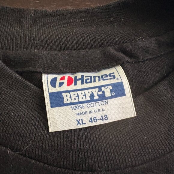 Vintage 1989 Mens Harley Davidson R.K. Stratman Hanes Eagle Soaring High Shirt L - Picture 5 of 7